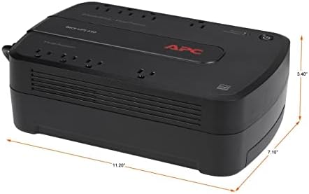 APC Battery Backup 650VA/390W Uninterruptible Power Supply for PC, BE650G1 - Image 3