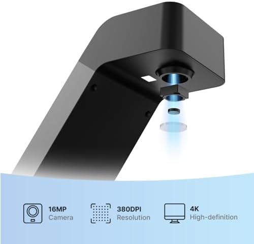 JOYUSING Scanpad100 Pro 16MP Portable Document Scanner, USB Document Camera, 1s Per Scan, OCR Text Recognition, AI Enhancement, Capture Size A4, Folds to Go, Support Win & Mac (Not for Books) - Image 4