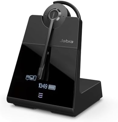 Jabra Engage 75 SE (Second Edition) Wireless Headset, Convertible – Telephone Headset with Industry-Leading Wireless Performance, Advanced Noise-Cancelling Microphone, All Day Battery Life - Black by Jabra