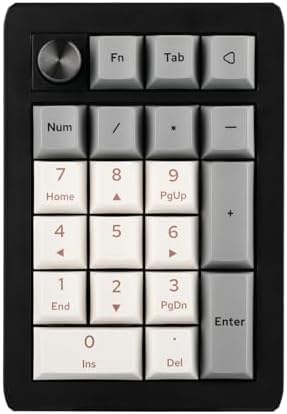 EPOMAKER EK21 VIA Gasket Number Pad w/ 1000mAh Battery, BT 5.0/2.4GHz/Wired by EPOMAKER