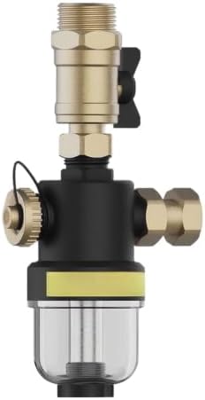 Magnetic Boiler Filter DN20 3/4 Inch Threaded Connection Rust Sludge Separator for HVAC Heating System Protection Brass Body by Unknown