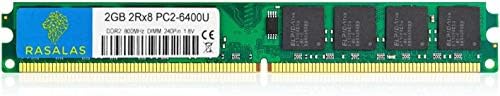 Rasalas DDR2 8GB Kit (4X 2GB) DDR2-800 PC2-6400 Udimm 2RX8 1.8V CL6 240-Pin Non-ECC Unbuffered Desktop RAM Memory - Image 3