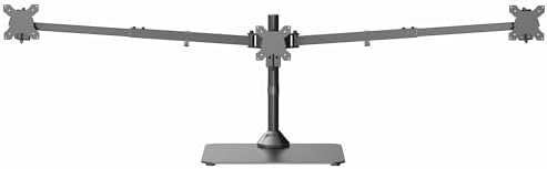 VIVO Black Triple Monitor Desk Stand, Up to 38 in Ultrawides, STAND-TS03F by VIVO