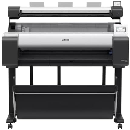 Canon imagePROGRAF TM-350 MFP Lm36 36-Inch 5-Color Lucia TD Pigment Ink Printer with 4.3-Inch Adjustable UI Screen and Automatic Paper Detection by Unknown