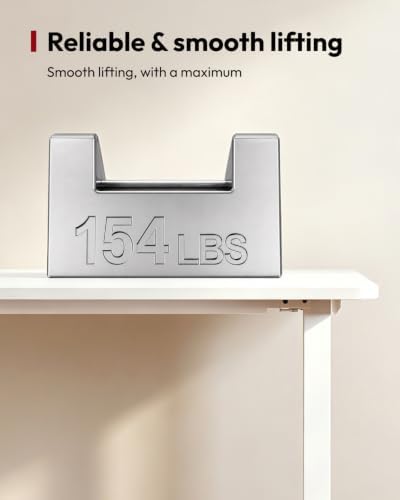 SANODESK 55''x24'' Height Adjustable Electric Standing Desk for Home Office - Image 4
