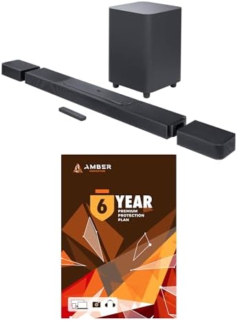 JBL BAR-1300X 11.1.4ch Soundbar and Subwoofer with Surround Speakers and 6 Year Amber Protection Plan (2022) by JBL