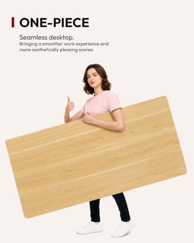 SANODESK 48''x24'' One-Piece Height Adjustable Electric Standing Desk - Image 3