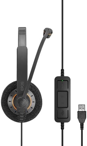 EPOS Sennheiser SC 30 USB ML (504546) - Single-Sided Business Headset | For Skype for Business | with HD Sound, Noise-Cancelling Microphone, & USB Connector (Black) - Image 3