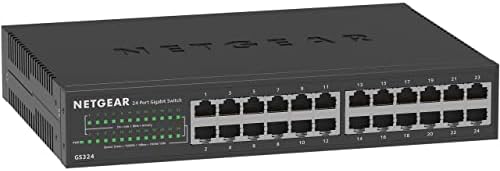 NETGEAR 24-Port Gigabit Ethernet Unmanaged Network Switch (GS324) by NETGEAR