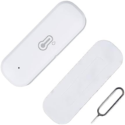 Smart Outdoor Temperature Humidity Sensor Hygrometer APP Remote Control for Remote Monitoring Alerts Thermometer Real Time Monitoring Accurate Readings for Freezer Fridge Pet Cage (for Zigbee Type) - Image 6