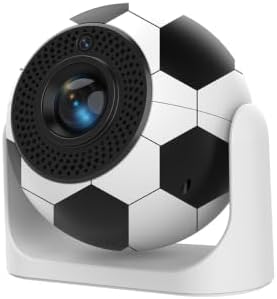 Mini Projector with WiFi and Bluetooth, Football Design, 200 ANSI Lumens 4K by Jyntoxa
