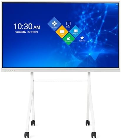 70 Inch 4k Smart Board Touch Screen Interactive whiteboard,40 Point Touch Digital whiteboard, Interactive whiteboard Display & Smart Board for Classroom and Office use, by Unknown