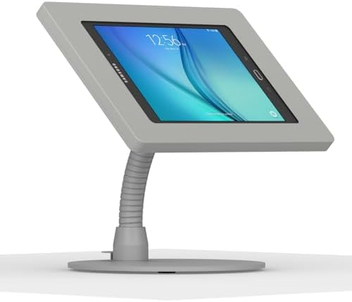 VidaMount Light Grey Enclosure and Portable Flexible Stand [Bundle] Compatible with Samsung Galaxy Tab A 9.7 by VidaMount