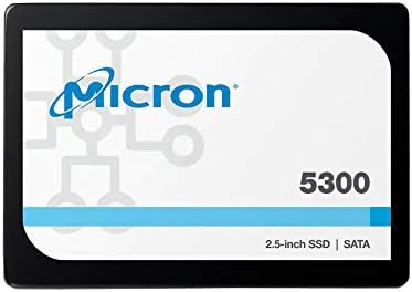 Micron 5300 PRO 3.84TB 7mm 2.5 inch Enterprise SATA 6Gb/s Solid State Drive Self-encrypting (SED) TCG eSSC - MTFDDAK3T8TDS by Micron