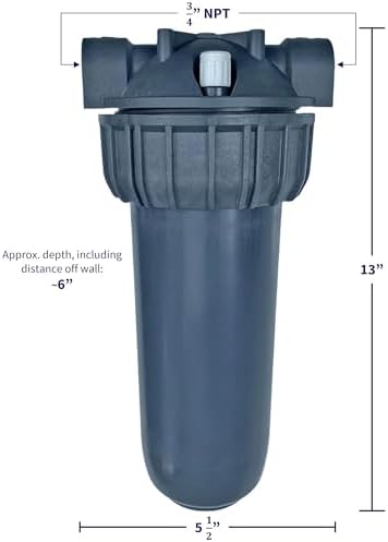 KleenWater Hot Water Filter (1), Mounting Bracket (1), 5 Micron High Temp Cartridges (3) with Scale Inhibitor, Spare O-ring (1), Filter Wrench (1), Multi-Pack - Image 3