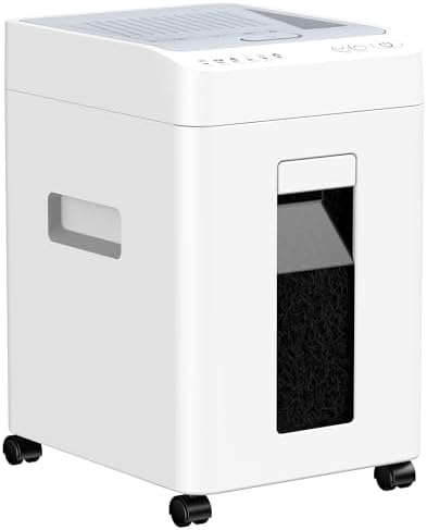 110-Sheet Micro-Cut Paper Shredder Auto Feed Shredders P-4 High Security for Home Office 6.8 Gallon Bin with Casters by LockworthdedicatedtoSafe