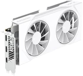 XFX Swift AMD Radeon RX 9060 XT OC White Gaming Edition with 8GB GDDR6 HDMI 2xDP, AMD RDNA 4 RX 9060XT RX-96TSW8GWQ - Image 2