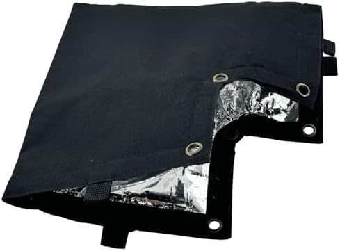 Backflow Preventer Cover Insulated Pouch Replacement for Protect Pressure Vacuum Breaker Cover Prevent Freezing Snowy Weather Avoid Direct Sunlight Exposure (Black) - Image 4