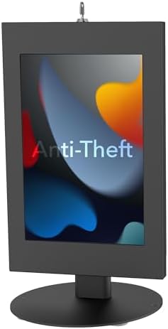 Mount-It! Lockable Tablet Countertop Kiosk Stand Compatible with Samsung by Mount-It
