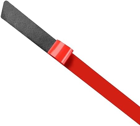 Real Soft Red Carbon Fiber Car Outer Door Panel Anti-Scratch Strip Cover Trim Sticker Auto Exterior Decoration Accessories Compatible with Benz Smart 2016 2017 2018 2019 2020 2021 - Image 7