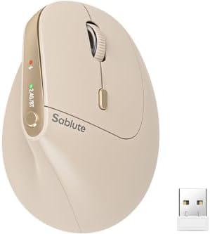 SABLUTE MAM3 Ergonomic Mouse, Bluetooth Mouse for Small and Medium Hands by SABLUTE