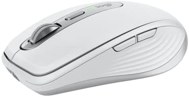 Logitech MX Anywhere 3S Wireless Mouse Fast Scrolling 8K - Pale Grey by Unknown