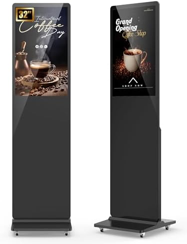 32-inch Digital Signage Display, 2K LCD Screen Auto Media Kiosk by SIOXCFZ