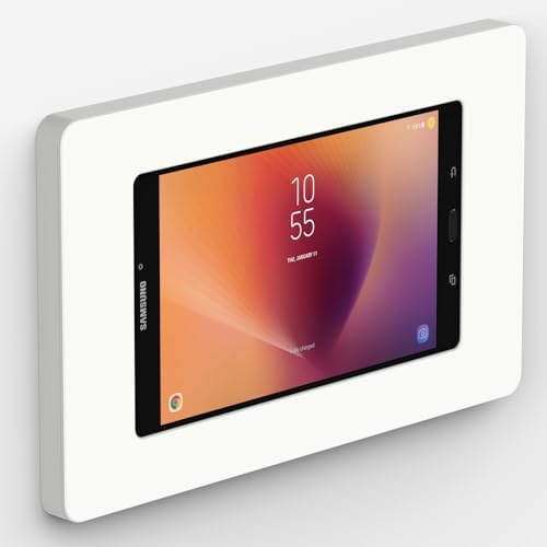 VidaMount White On-Wall Tablet Mount Compatible with Samsung Galaxy Tab A 8.0 (2017) by VidaMount