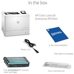 HP Color LaserJet Enterprise M554dn Duplex Printer (7ZU81A) - Image 6