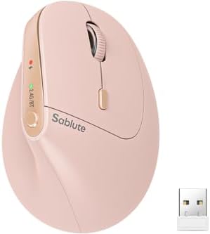 SABLUTE MAM3 Ergonomic Mouse, Vertical Mouse for Small and Medium Hands by SABLUTE