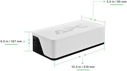 APC 900VA/540W UPS Battery Backup for Computer, Office, Wi-Fi, BE900G3 - Image 5