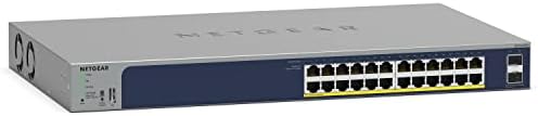 NETGEAR 26-Port PoE Gigabit Ethernet Smart Managed Switch (GS724TPP) by NETGEAR