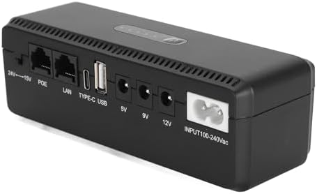 UPS Battery Backup High Capacity Uninterruptible Power Supply for Camera Router Modem (US Plug) - Image 5