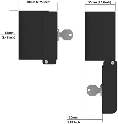2U Rack Mount Security Cover for 19-inch Server Rack - Image 4