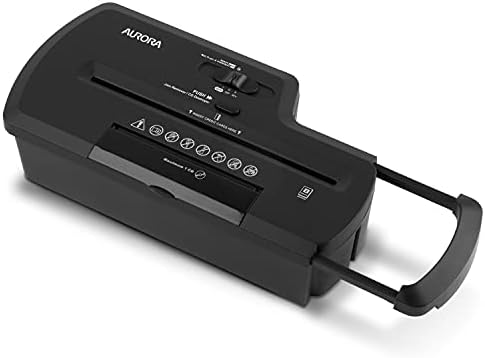 Aurora Professional Strip Cut Paper Shredder/CD/Credit Card Shredder Without Wastebasket, 8-Sheet Strip-Cut No Basket by Aurora
