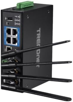 TRENDnet Industrial AC1200 Wireless Dual Band Gigabit Router, TI-W100 by TRENDnet
