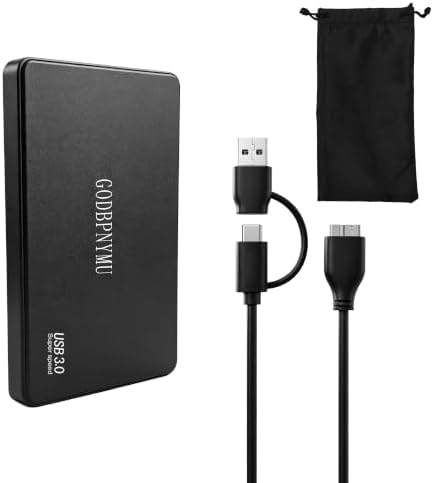 750GB External Hard Drive USB 3.0 – Plug & Play by GODBPMYNU