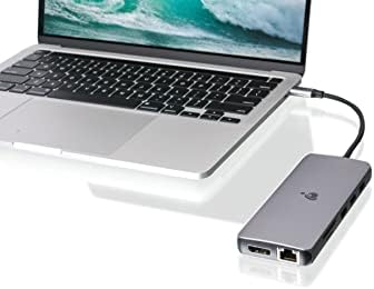 IOGEAR USB-C Triple Display Dock Station - 4K 60Hz - 2 HDMI - 1 DisplayPort - 2 USB 2-2 USB 3 - Ethernet - 3.5mm Audio - USB-C 100W PD - MacBook Pro/Air Thunderbolt 3 - Type C Laptop - GUD3C4K3P - Image 4