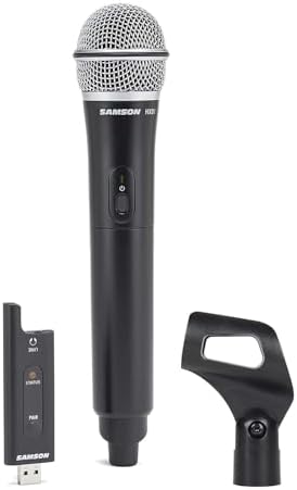 SAMSON Stage XPD2 Handheld USB Digital Wireless Q6 Microphone Mic+Clip by Samson
