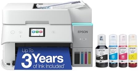 Epson EcoTank ET-4950 Wireless Color All-in-One Supertank Printer - Black by Unknown