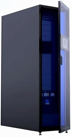 42U Server Rack Cabinet 1200mm Deep with Locking Perforated Door and Removable Side Panels, Fan Compatible — Cold Rolled Steel by GCABLING
