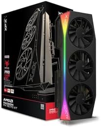 XFX Mercury AMD Radeon RX 9070XT OC Gaming Edition with RGB 16GB GDDR6, HDMI 3xDP, AMD RDNA 4 RX-97TRGBBBA by XFX