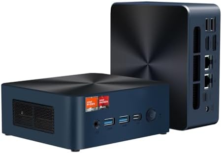 Mini PC Gaming,BREN7P AMD Ryzen 7 7840HS 5.1GHz Dual NIC LAN 2.5Gbps Desktop Compute 16GB DDR5 512GB PCIe4.0 SSD,USB4.0,Triple 4K Display,HDMI,DP,USB-C,WiFi 6 BT5.2,Multitasking by BRENUC