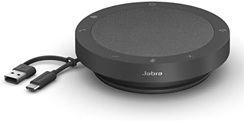 Jabra Speak2 40 Portable Speakerphone Dark Grey (Renewed) by Amazon+Renewed