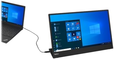 Lenovo ThinkVision M15 15" FHD Mobile Monitor, Black - Image 2