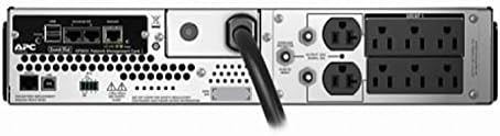 APC SMT2200RM2UNC Smart-UPS 2200VA 1920W 2U Rackmount Power Battery Backup with AP9631 Network Card (Renewed) - Image 3