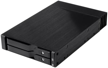 Kingwin Trayless Aluminum Mobile Rack with Keylock for 2 x 2.5 SATA/SAS HDD/SSD – 6Gbps/12Gbps Data Transfer, Tool-Free Installation, Secure Keylock Design by KWI-Kingwin