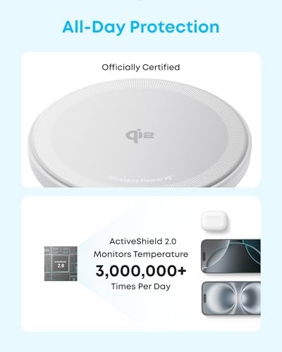 Anker Zolo MagSafe-Compatible Wireless Charger with Qi2 15W Fast Charging - Image 4