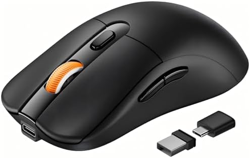 ProtoArc EM15 USB C Mouse, Bluetooth Wireless Mouse for MacBook, Black by ProtoArc