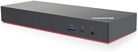 Lenovo ThinkPad Thunderbolt 3 Dock Gen 2 135W (40AN0135) Dual UHD 4K Display Capability, 2 HDMI, 2 DP, USB-C, USB 3.1 with 3 Years Warranty Card by LENOVO